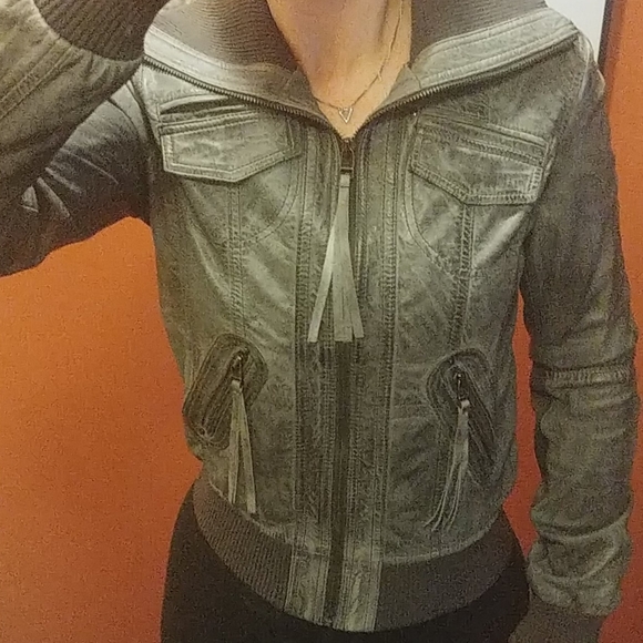 Genuine Leather bomber - Picture 3 of 7